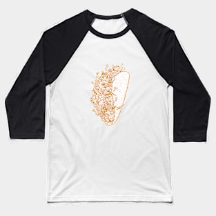 Foodle Taco by Lei Melendres Baseball T-Shirt